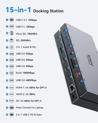 Usb docking station - in, 1