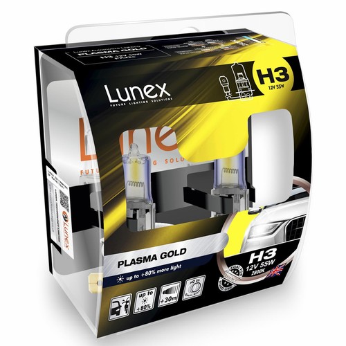 Lunex halogen plasma gold - h3,