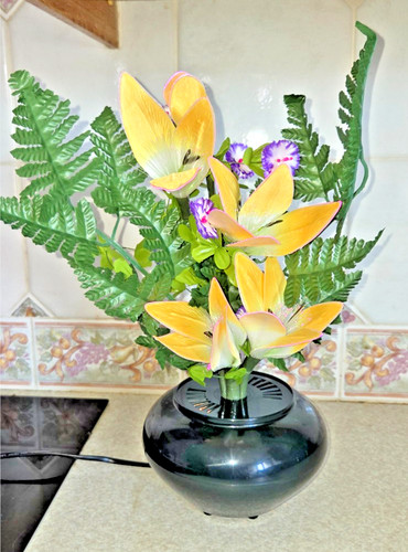 Fibre optic flower pink - fibre, lilies