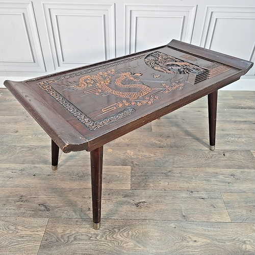 Vintage oriental coffee table - vintage,