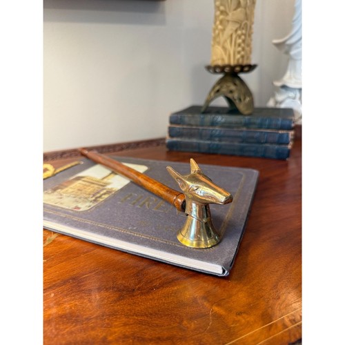 Vintage brass deer candle - vintage,