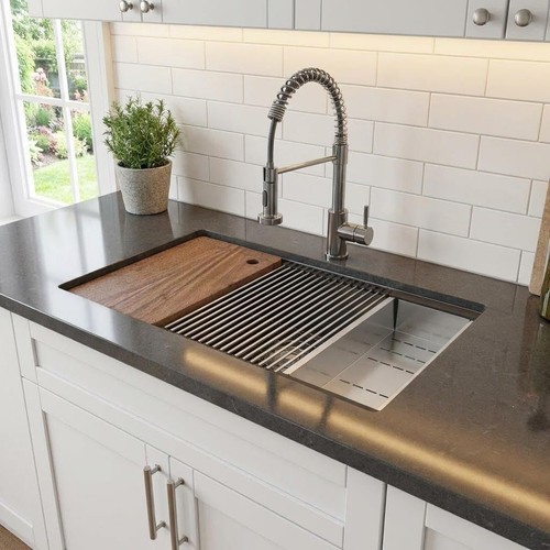 X22 drop kitchen sink - 33"x22", in