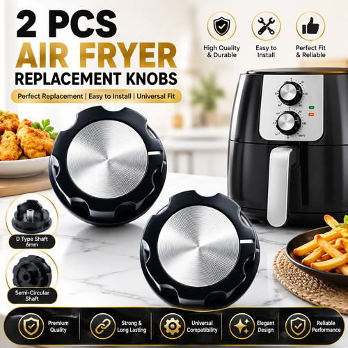 Pcs air fryer - fryer, knob