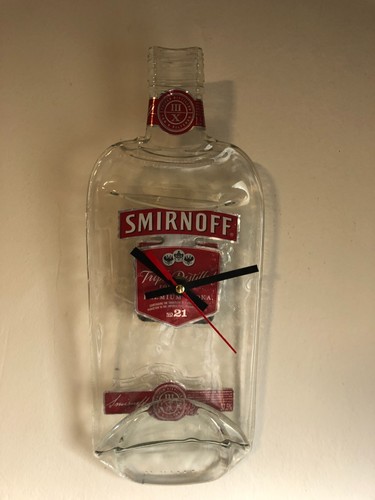 Smirnoff glass bottle wall - glass,