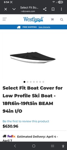 Boat cover sunbrell year - 10,