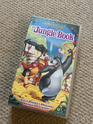 The jungle book vhs - book, video