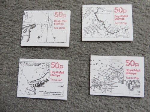 Folded stamp booklets - gb,