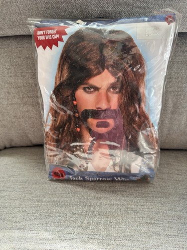 Pirate wig mens jack - pirate,