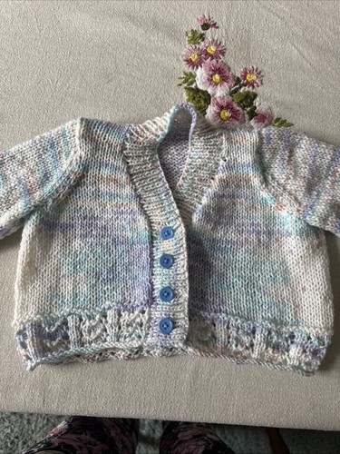 Hand knitted baby neck - knitted,