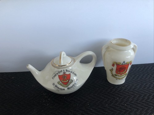 Vintage crested ware teapot - 2,