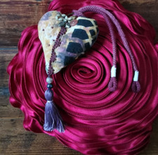 1 x Pink Tie Dye Heart Curtain