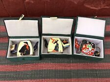 Charlotte Di Vita (UK) 3 Teapots Limited Edition Hand-Painted  Collectibles