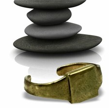 Dick Wicks Gold Pedestal