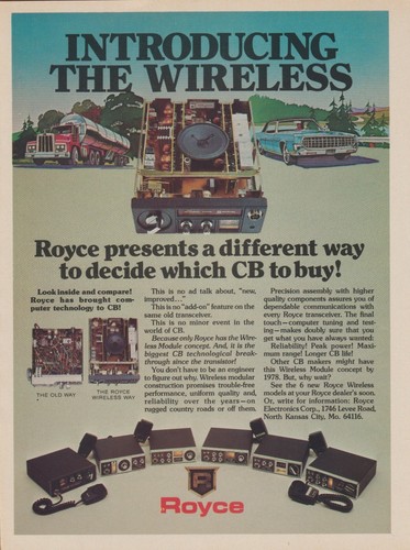 1976 royce wireless - wireless, cb
