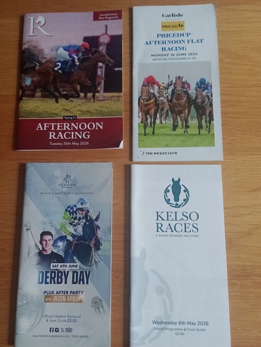 Horse racing programmes 2026 - programmes,