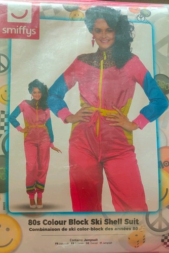 Smiffys 80s colour block ski - 80s,
