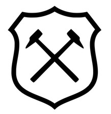 HAMMERS SHEILD VINYL DECAL STICKER - WINDOW CAR LAPTOP FOOTBALL EAST LONDON