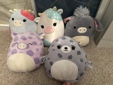 Squishmallows 8” Cows, Donkey, pig, Seal