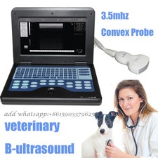 VET USE B-Ultrasound scanner+3.5MHZ convex Probe for Cow,horse,sheep,new