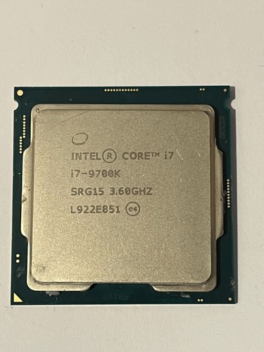 Intel core 9700k 6ghz - core, 3.6ghz