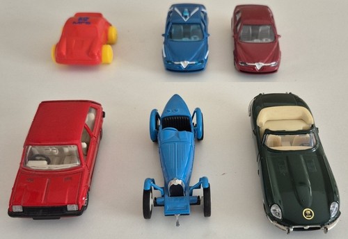 Model cars type jaguar - 6x, e-type