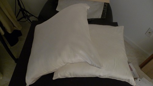 Pair 100 silk throw - silk,