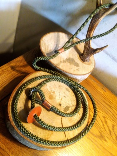 Handmade gun dog slip lead - handmade,