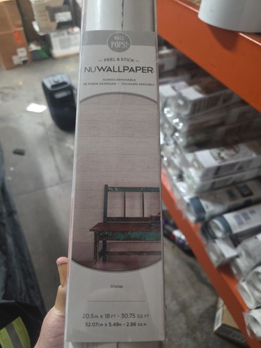 Nuwallpaper shiplap vinyl peel - nuwallpaper,