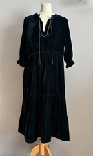 MONSOON Size 16 Green Velvet
