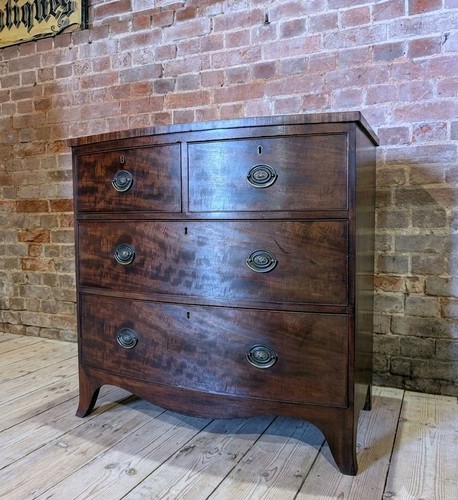 Victorian mahogany bow fronted - victorian,