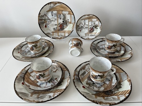 Japanese tea set - set, geisha