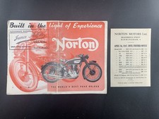 Original Norton 1947 Vintage