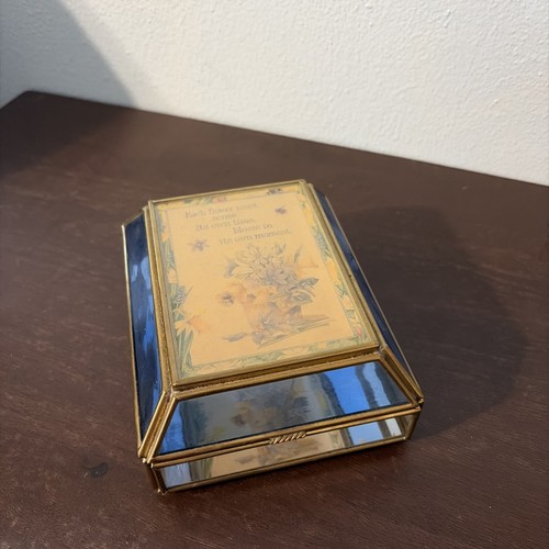Vintage glass display box - display,