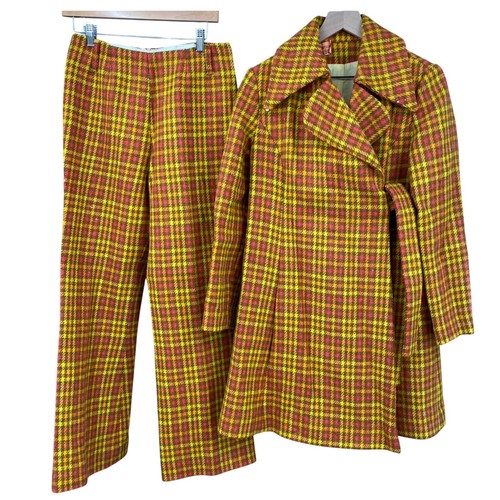 Vintage 70s houndstooth blazer - 70s,