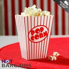 POPCORN Boxes Red Stripes
