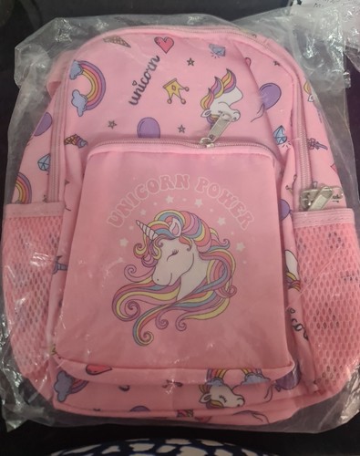 Rainbow unicorn backpack girls - rainbow,