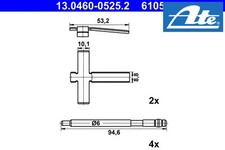 REAR ACCESSORY KIT DISC BRAKE