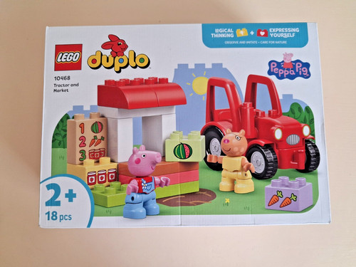 Lego duplo peppa pig tractor - pig, &