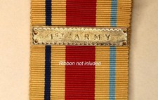 WW2 BRITISH 1st Army Bar Clasp For Africa Star Medal Ribbon Monty Commonwealth