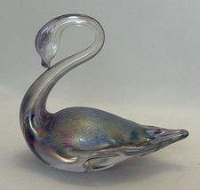 Heron Glass Iridescent Swan