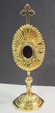 Small Reliquary Monstrance House Altar Sudbury Brass, Made in India