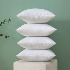 Pack of 4, 2 Hollowfibre Cushion Pad Inner Filler Inserts Deep Filled Cushions