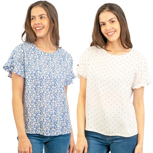 Womens blouse top polka - womens,