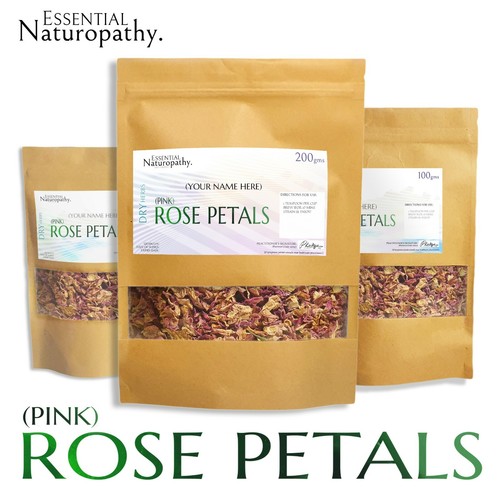 Pink rose petals dried - rose,