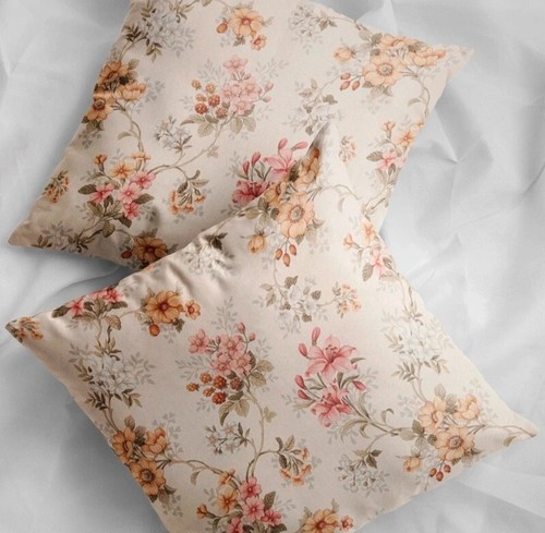 Vintage floral cushion - floral,
