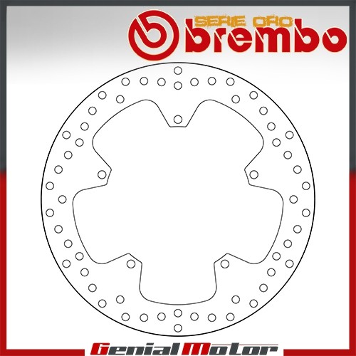 Brake disc fixed brembo - disc, serie
