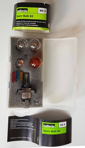 Opened halfords car spare - opened,