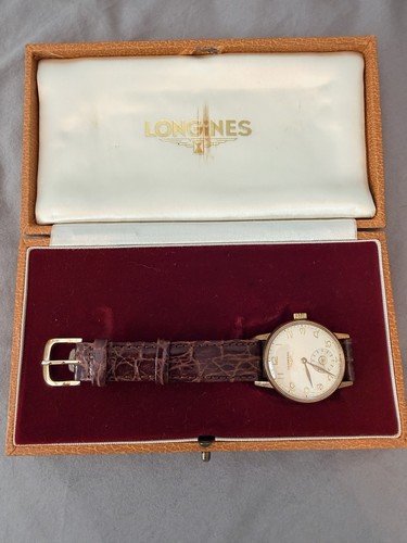 Longines 9ct gold watch - 9ct,