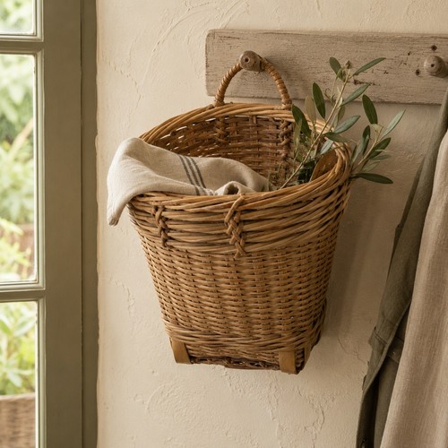 Vintage hanging wicker - hanging,