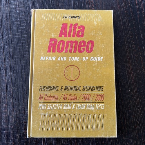 Glenn alfa romeo - repair, and